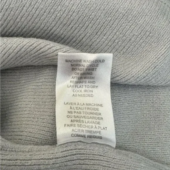 Tahari Light Gray Rayon Blend Sweater Medium M - Picture 7 of 8
